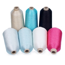 110G Ready-to-Ship Metallic Silver and Gold Zari Threads for Embroidery - Madeira High-Quality Thread Collection