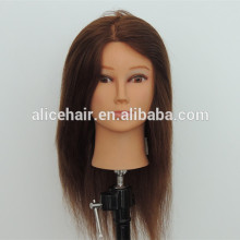 Wholesale price human hair practice training head