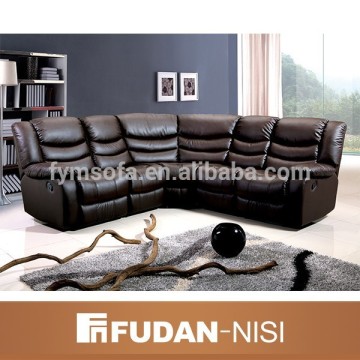 Hot sale furniture fabric recliner sectional sofa set home