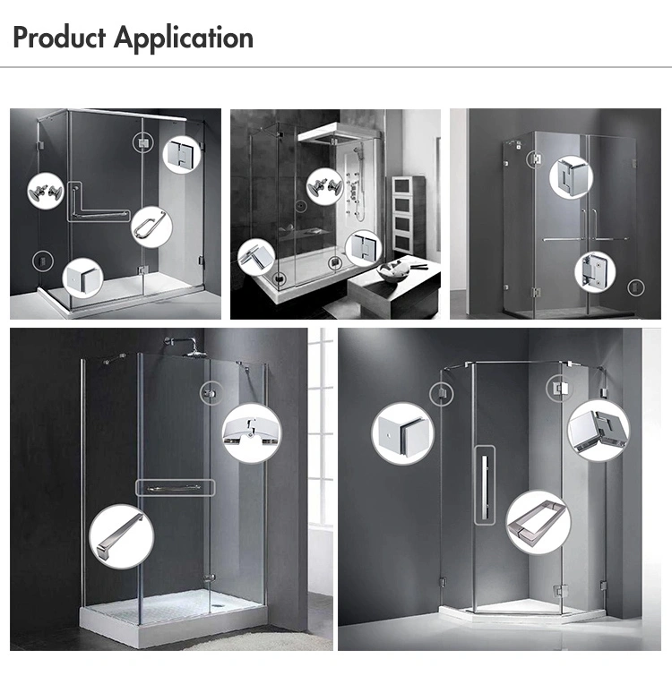 Hot Designs Bathroom Glass Door Accessories Brass Glass Clamp (GBF-843)