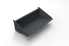 Mini Skid Steer Snow & Mulch Bucket