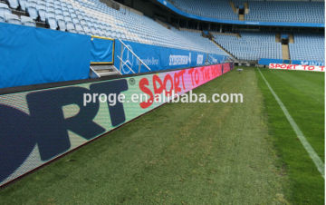 P10 outdoor soft mask perimeter advertising led display