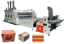 Automatic packaging machine chain feeder printing slotter