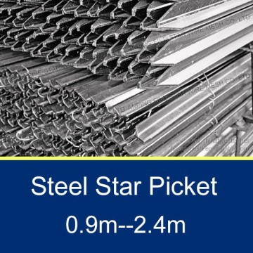 Glavanized steel y post star picket 2.04kg/m