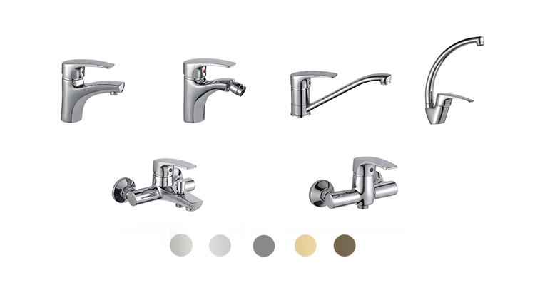 China sanitary ware hot sale single handle brass hot and cold water bathroom wash basin mixer tap faucet