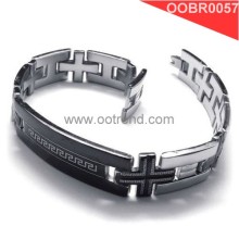 Men Greek key Fibo steel jewelry wholesale
