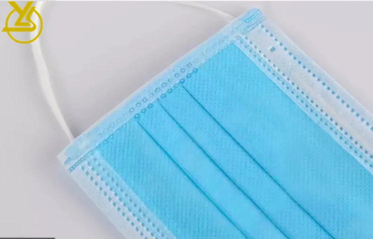 Nonwoven Earloop 3 Ply Disposable Face Mask