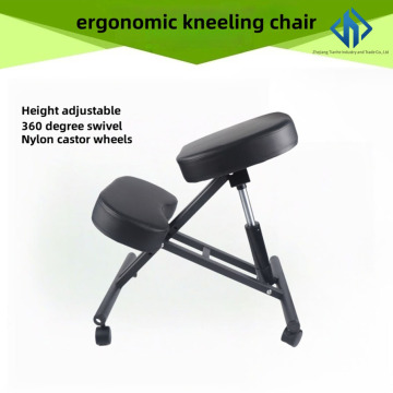 Ergonomic kneeling chair is comfortable