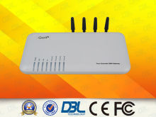 4 Port Vad Voip Sip Gateway Support Vpn / Vos With Internal Antenna