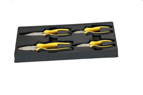 Professional 4pc Carbon Steel Nickel Finished Complete Mechanic Tool Set-plier Set