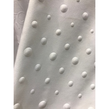 Polyester 3D Dots Embossed Micofiber Fabric