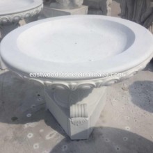 White jade marble stone flower bed for square