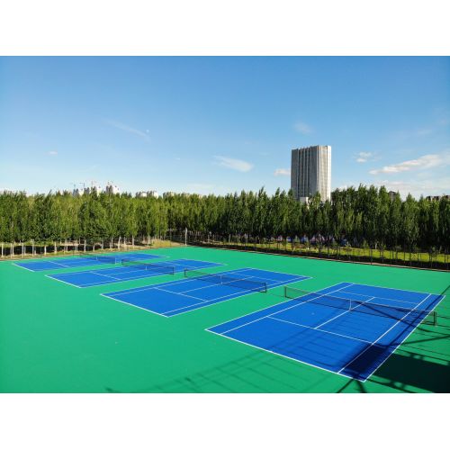 Lantai lapangan tenis di luar ruangan di luar ruangan