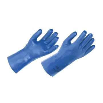 Cotton lined pvc coated gloves 12inch