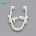 Medical Use Disposable White Plastic Towel Clamp