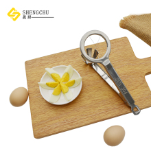 Stainless Steel Flower-Shaped Egg Slicer & Divider