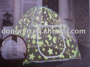 Luminous polyester self-prop mongolia mosquito net
