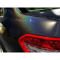 Rainbow laser nyeusi gari wrap vinyl