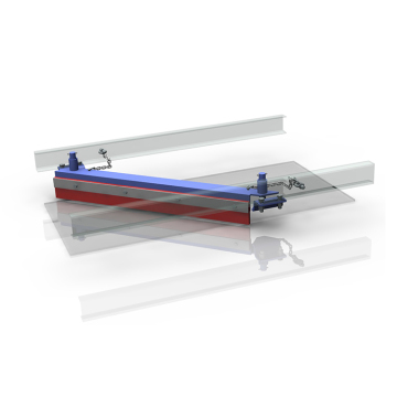 Diagonal Plough Reversible belt cleaner