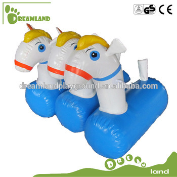 inflatable pony hop racing/ inflatable horse