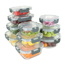Heat-Resistant Microwaveable Glass Food Storage Containers - Safe Microwavable Containers
