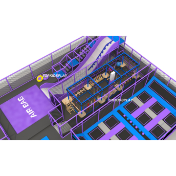 Custom Amusement Space-Themed Inflatable Trampoline and Bouncer Slide