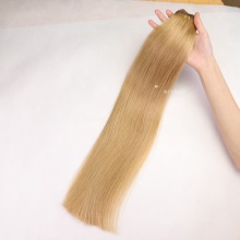 Human Hair wefts Highlights 613 Bleach Blonde Sew in Hair Wefts 20Inch Double Weft 100g Machine weave remy Hair Bundles
