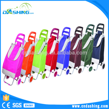 Folding shopping trolley cart bag, Hand trolley cart folding shopping trolley bag with wheels