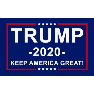 Printed polyester Trump 2020 banner flags