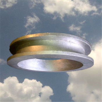Sand casting products round hollow ring blank parts with groove