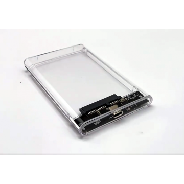 Sliding cover portable hard disk box