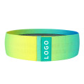 Correas de ejercicio Bandas de ejercicio de color degradado Bandas de entrenamiento de tela antideslizante Bandas de resistencia para entrenamiento deportivo