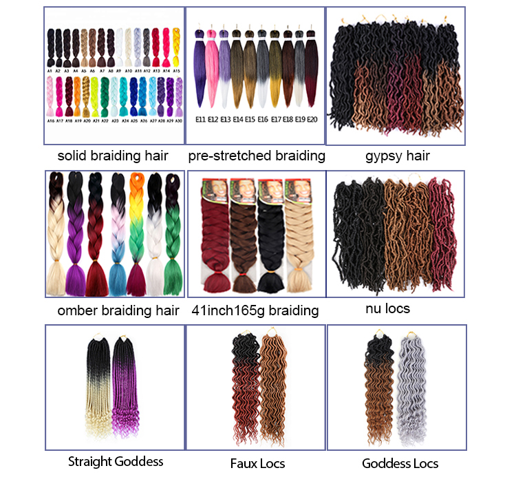 Wholesale Price Synthetic Braiding Hair Ombre  Color Women Spring Twist Crochet Braid Hair Extension 8 inch Spring Twist Hair
