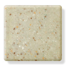 Kitchen Countertops Cream Acrylic Solid Surface Stone Panel / Tiles 2440 * 760mm