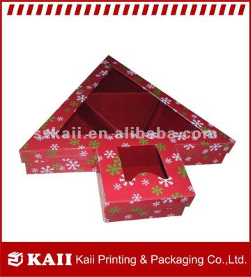 Delicate Christmas Gift Box tree shaped