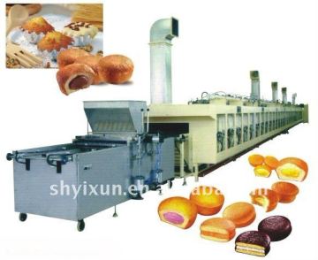 YX full automtic stuffing cake production line