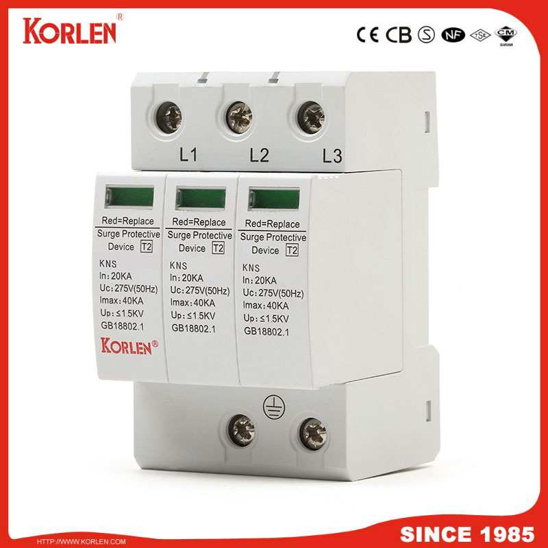 جهاز حماية الطفرة SPD KNS 420V 100KA 3P