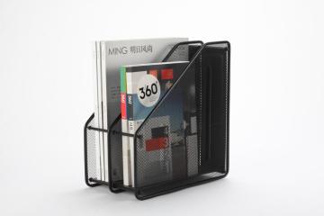 Metal Mesh Office Desk Organizer Magazine Holder