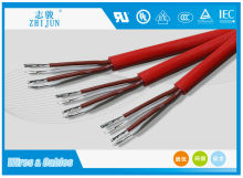 multi core silicone rubber covered copper wire electric cable