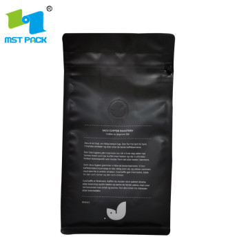 Zipbag Flat Bottom Ziplock Biji Kopi Kopi / Beras / Kantong Teh