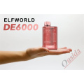 Оригинальная Elfworld DE6000 Одноразовая вайп-ручка электронная сигарета