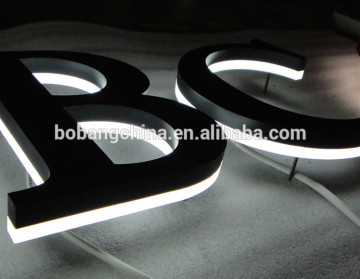 outdoor advertising acrylic letter sign