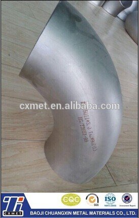 GR1 astm b363 butt weld titanium elbow