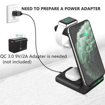 Chargeur sans fil 3 en 1 pour Apple Airpods