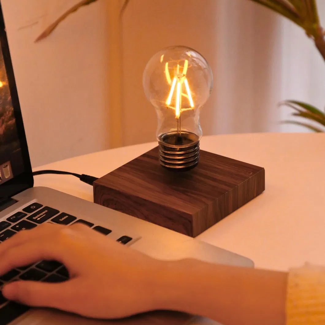 Magnetic Levitation Light Bulb - 360° Rotation, Desk Lamp, Night Lights, Touch Control