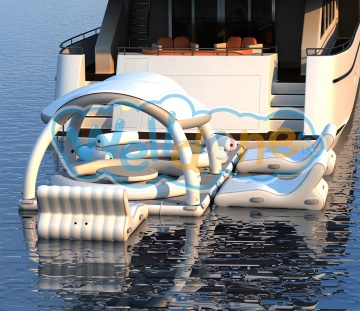 Best Selling Manufacturer Inflatable Aqua Floating Resort: Bana Leisure Land with Party Tent