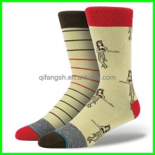Men tube custom pattern 200 needles dress socks