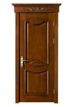 *JHK-007 Internal Wooden Doors Arched Wooden Doors Mahogany Used Solid Wood Interior Doors