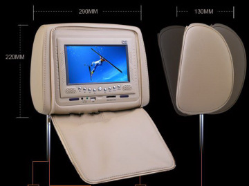 Car Headrest DVD Player with Wireless Game Controller and Remote Control