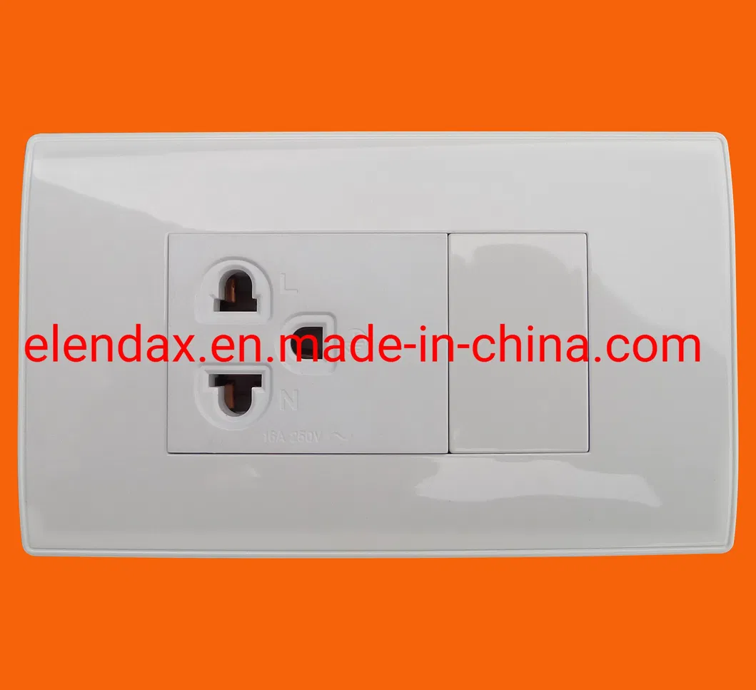 Универсальная настенная розетка американского стандарта (A2306)
